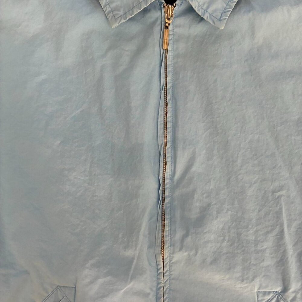 Vintage Tommy Hilfiger 100% Cotton Zip Blue Cotton Zip Up Jacket, Size Large - Picture 5 of 8